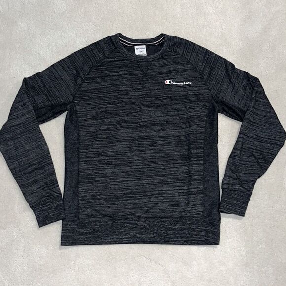 Champion Men's Sweatshirt Size medium in Black - Picture 1 of 8